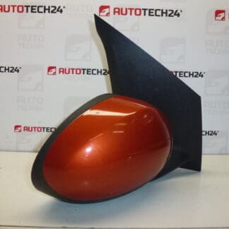 Espejo derecho naranja metalizado Citroën C1 Peugeot 107 87910-0H010 87910-0H011