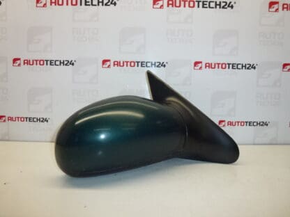 Espejo retrovisor derecho verde metalizado Peugeot 406 8149T1