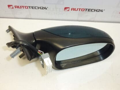 Espejo retrovisor derecho verde metalizado Peugeot 406 8149T1