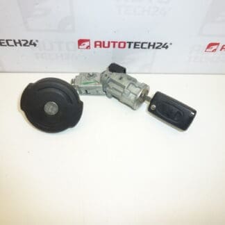 Caja interruptores y tapa deposito 1 llave Citroën Peugeot 4162EA 1508H7