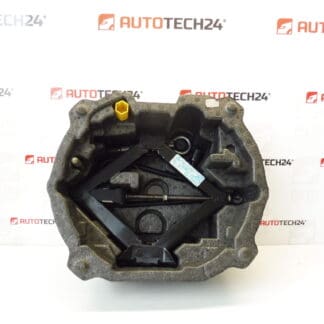 Juego de herramientas de palanca, llave de rueda, argolla de remolque Peugeot 407 672599 6736C1 674414